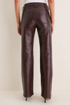 Burgundy Recycled Leather Genova Low Rise Boot