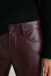 Burgundy Recycled Leather Genova Low Rise Boot