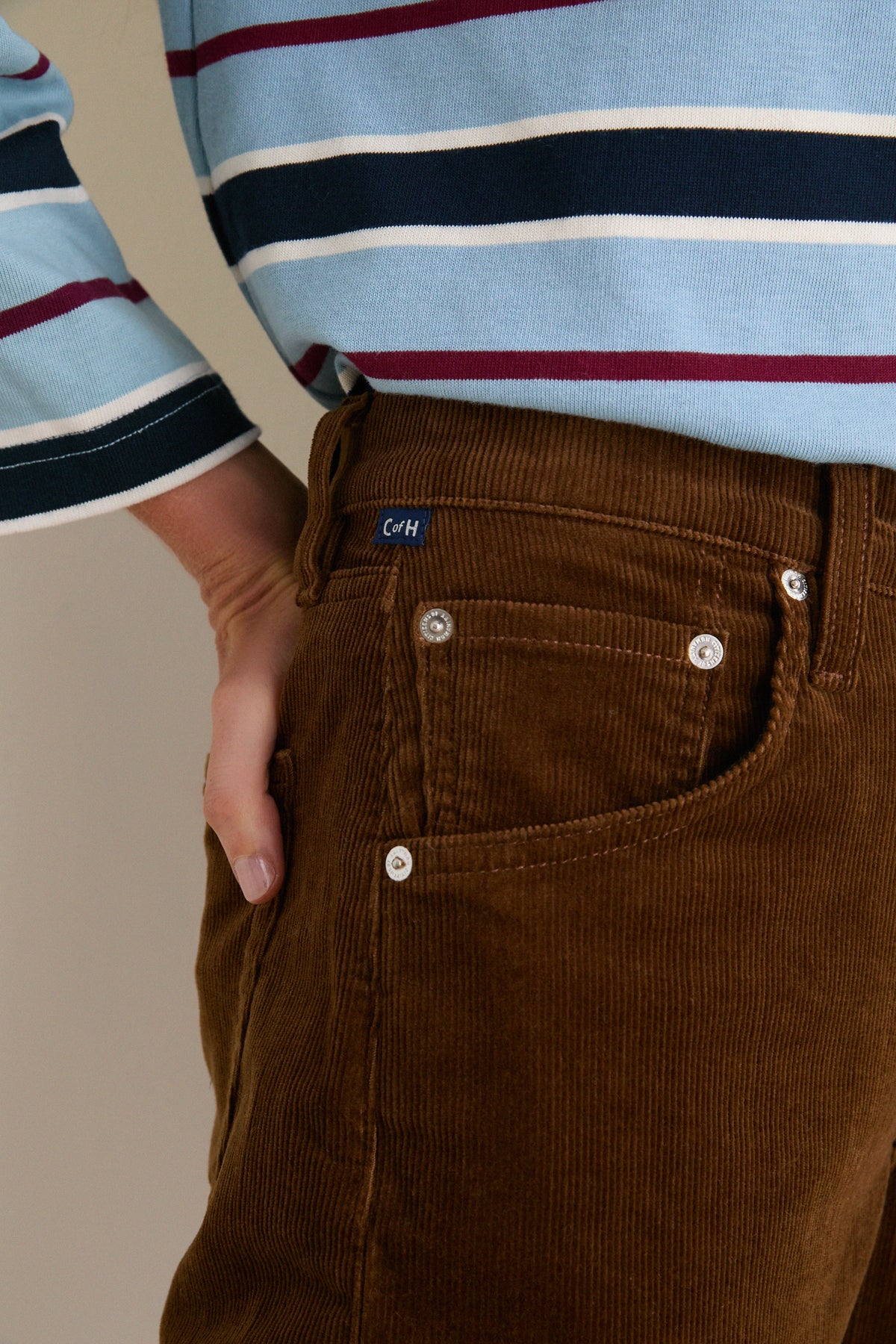 Manuka Winslow Corduroy Boyfriend Jean