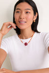 Red Glass Noa Necklace