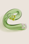 Green Glass Liana Ring