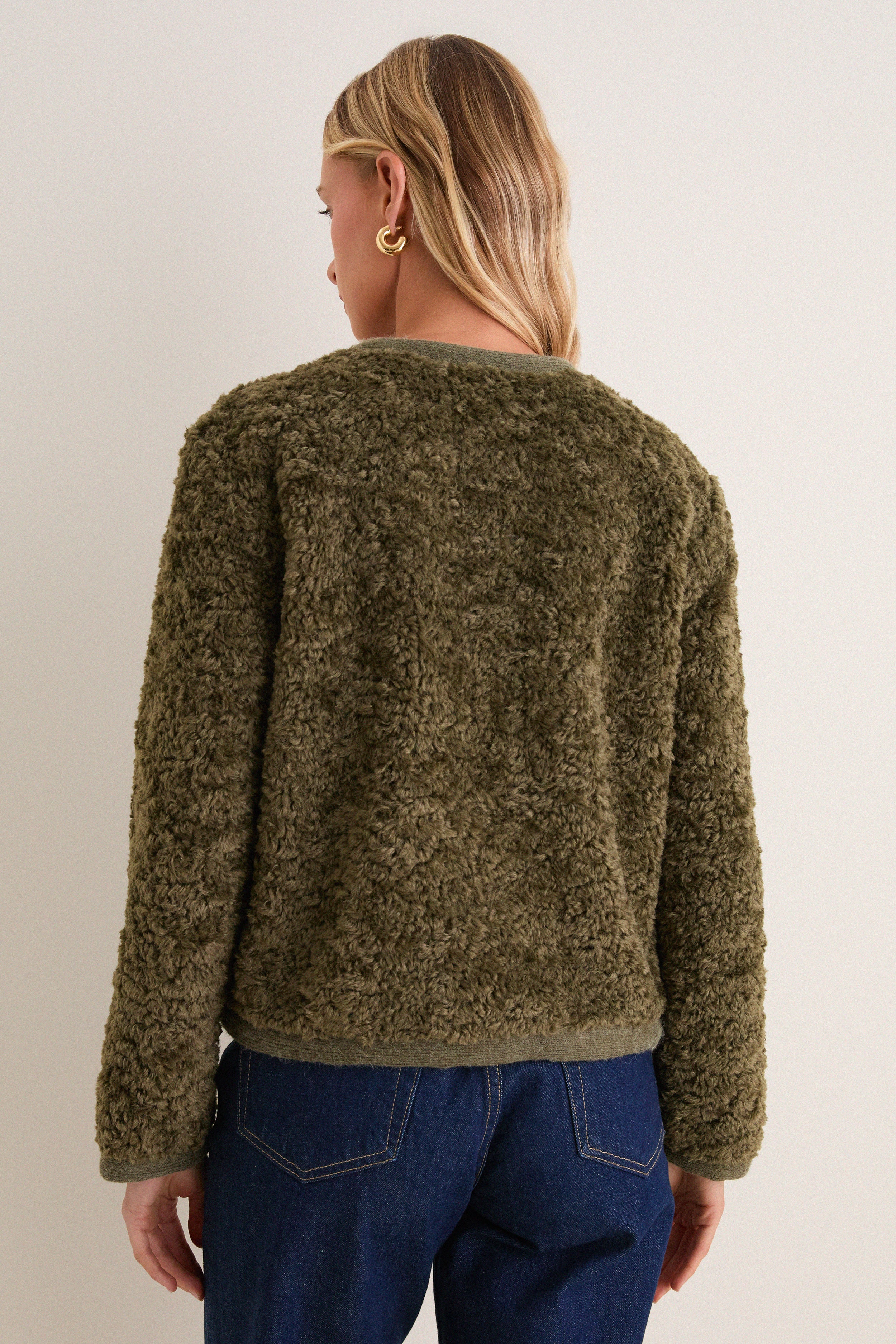 Olive Sherpa Camden Jacket | Hyacinth House | Tuckernuck