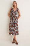 Tiger Lily Floral Elvie Midi Dress
