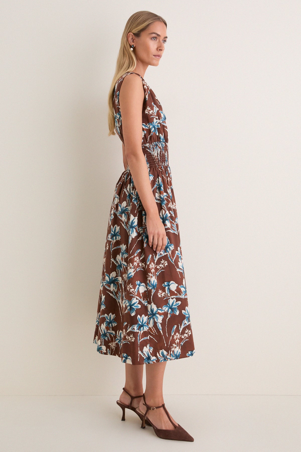 Tiger Lily Floral Elvie Midi Dress