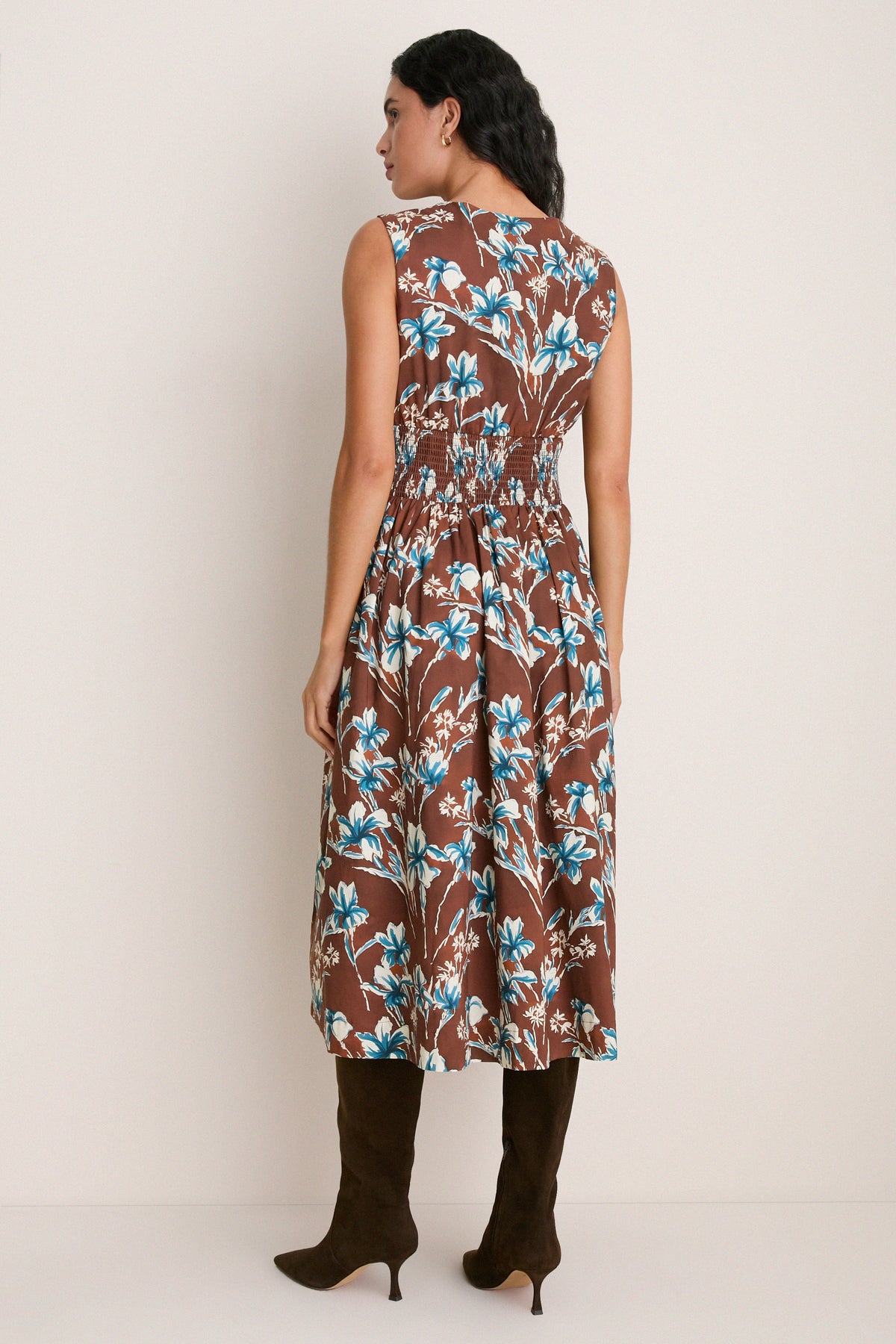 Tiger Lily Floral Elvie Midi Dress