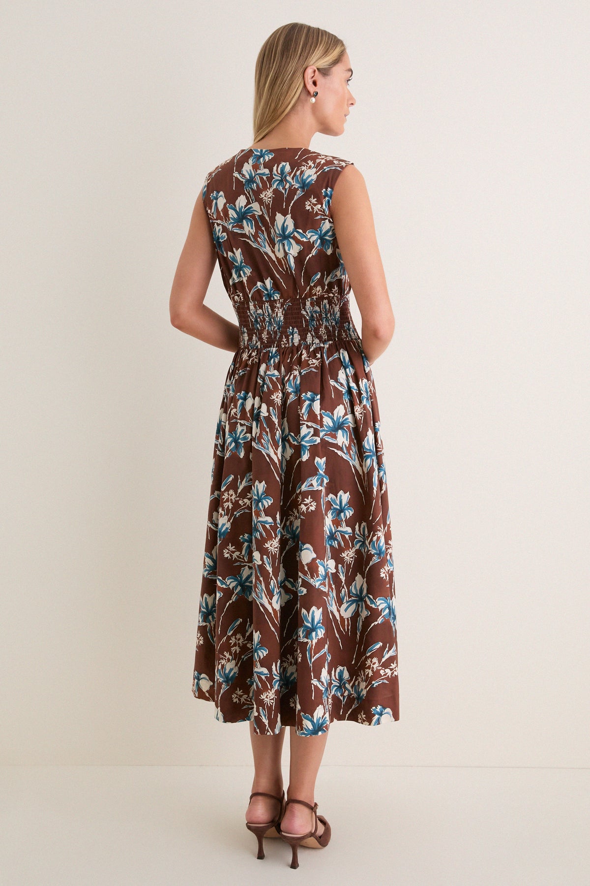Tiger Lily Floral Elvie Midi Dress