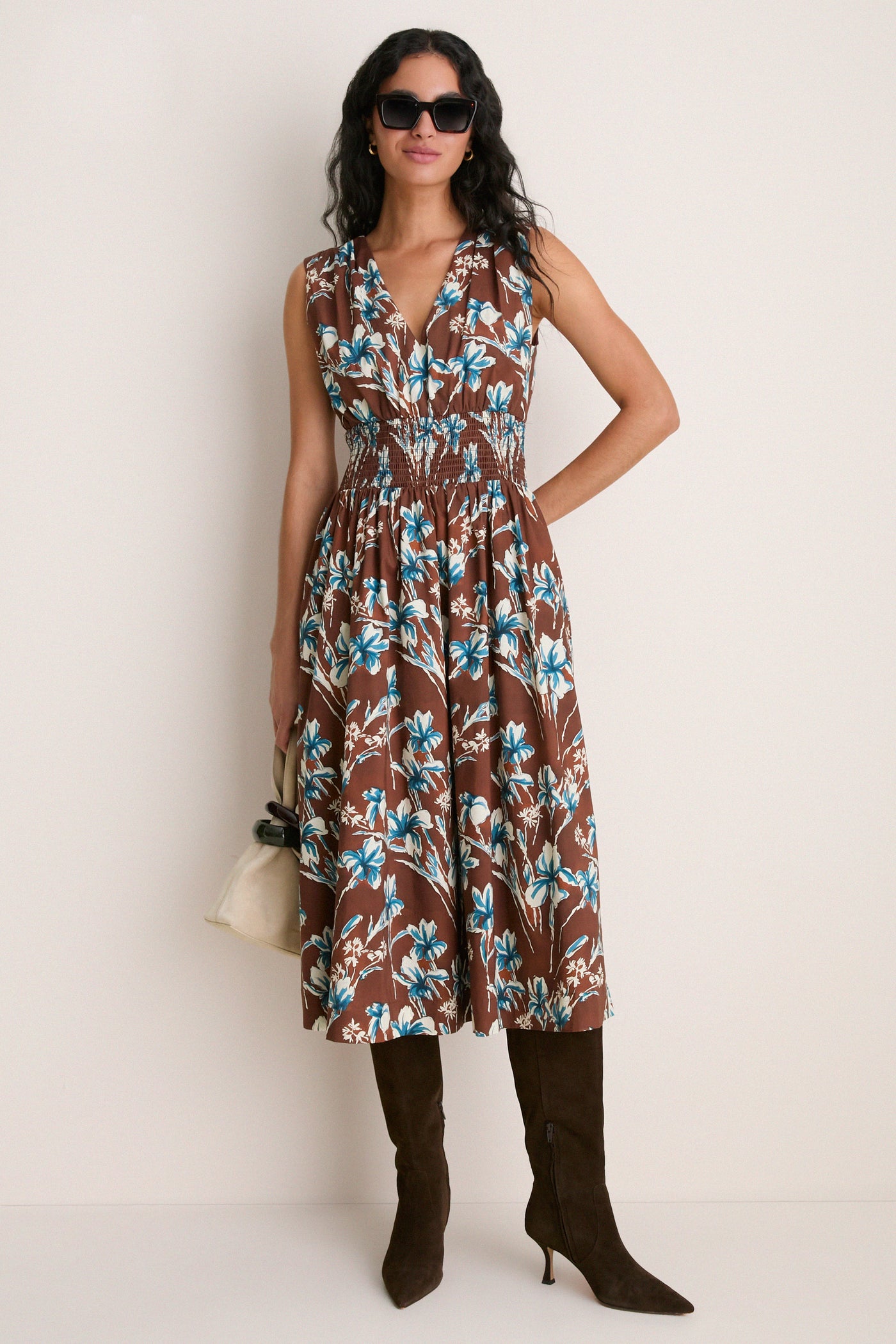 tiger midi dress Hyacinth House Lily Floral Elvie Tiger Lily Floral / S Product ID:AP1E212588_AA002_M ORANGEColour may vary due We shine bright like Style:Corset Only -  Size M