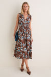 Tiger Lily Floral Elvie Midi Dress