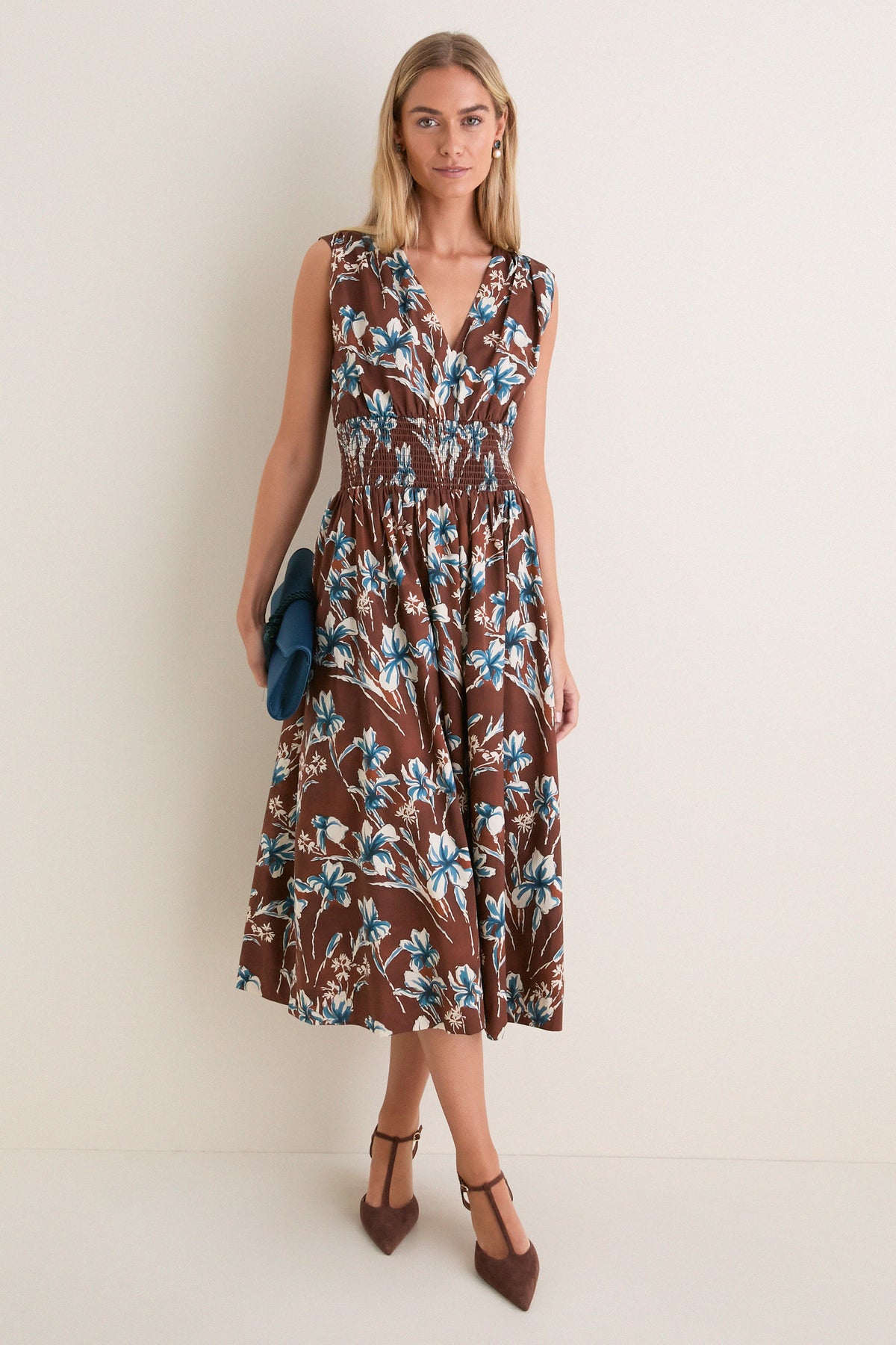 Tiger Lily Floral Elvie Midi Dress