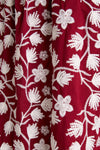 Wildflower Vine Floral Embroidered Mira Midi Dress