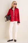 Crimson & Brown Corduroy Trim Liam Chore Jacket
