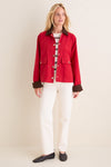 Crimson & Brown Corduroy Trim Liam Chore Jacket