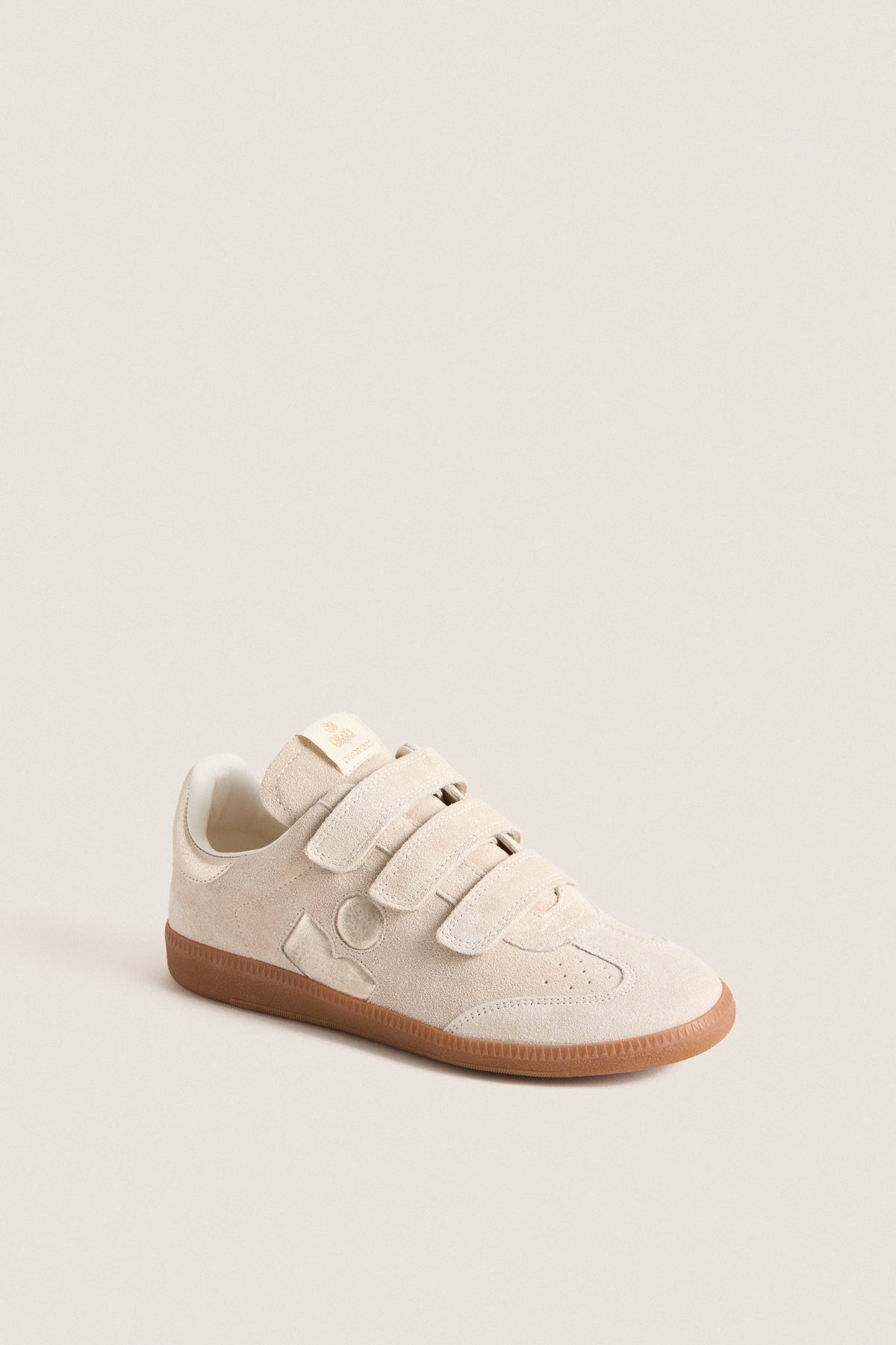 Light Beige and Gold Beth Sneaker