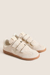 Light Beige and Gold Beth Sneaker