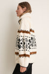 Ecru Graphic Marner Pullover