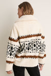 Ecru Graphic Marner Pullover