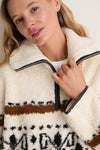 Ecru Graphic Marner Pullover