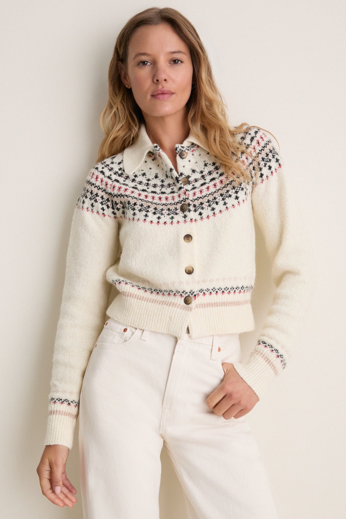 Ecru Zoe Cardigan