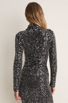 Silver Sequined Lou Turtleneck