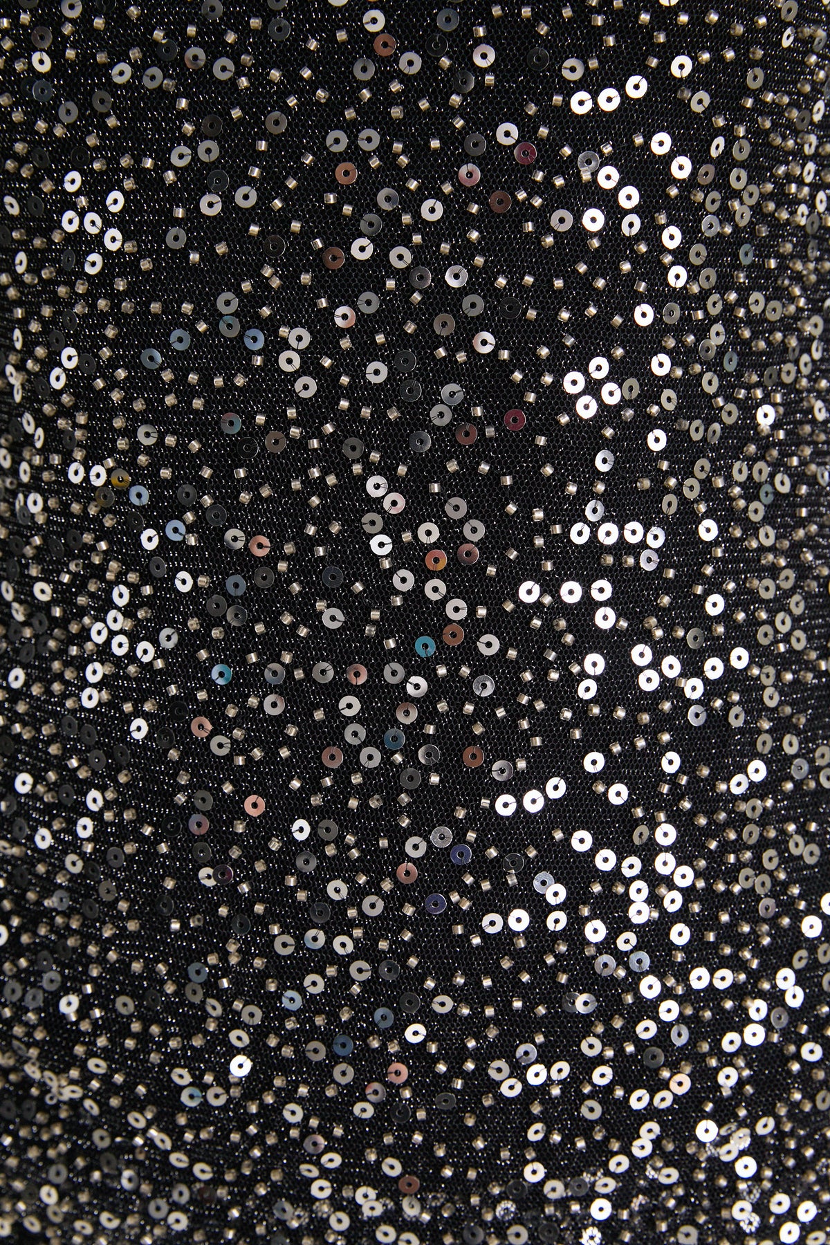 Silver Sequined Lou Turtleneck