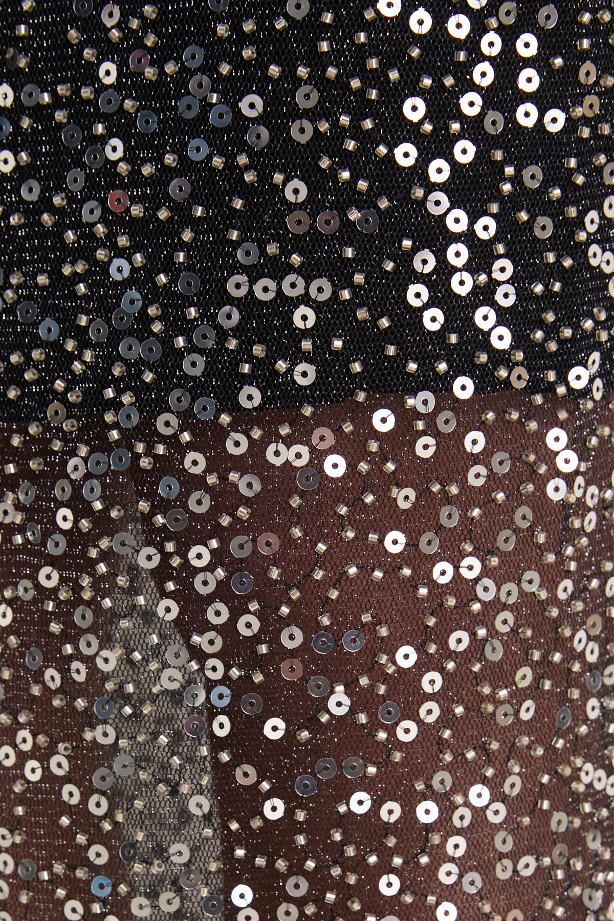 Silver Sequined Nejany Skirt
