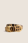 Neutral Zebra Hollyhock Belt