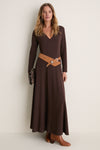 Caramel Alcott Suede Belt