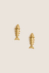 Gold Anchovy Earrings