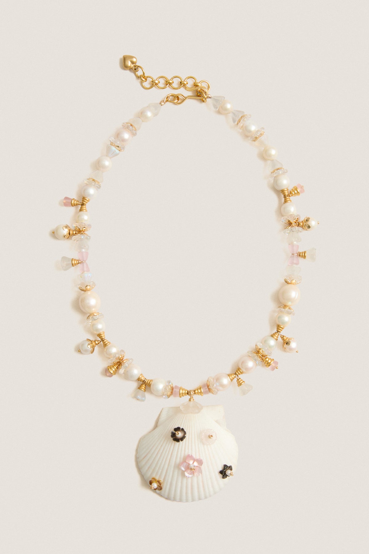 Pearl and Shell Eden Necklace