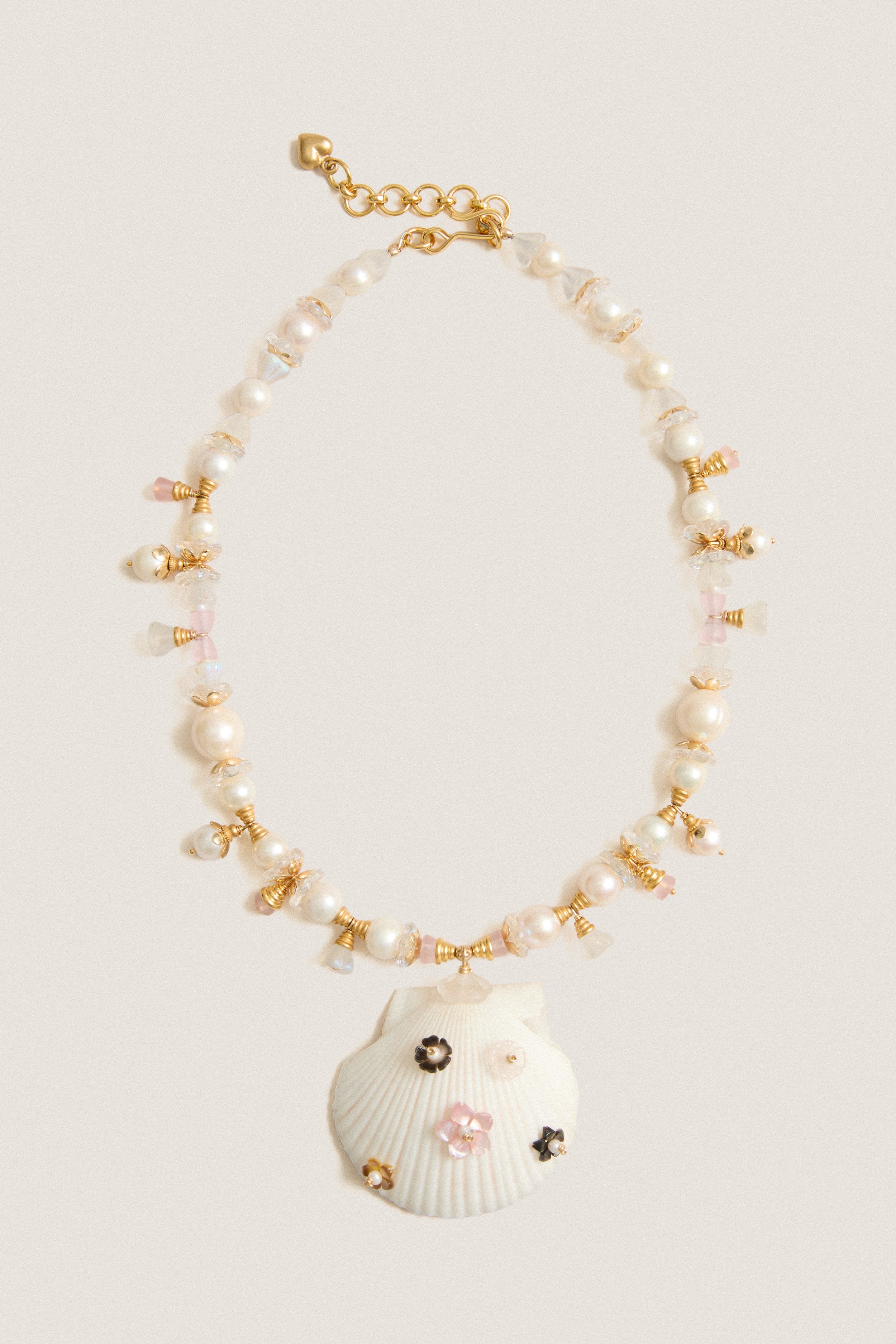 Pearl and Shell Eden Necklace | Brinker + Eliza
