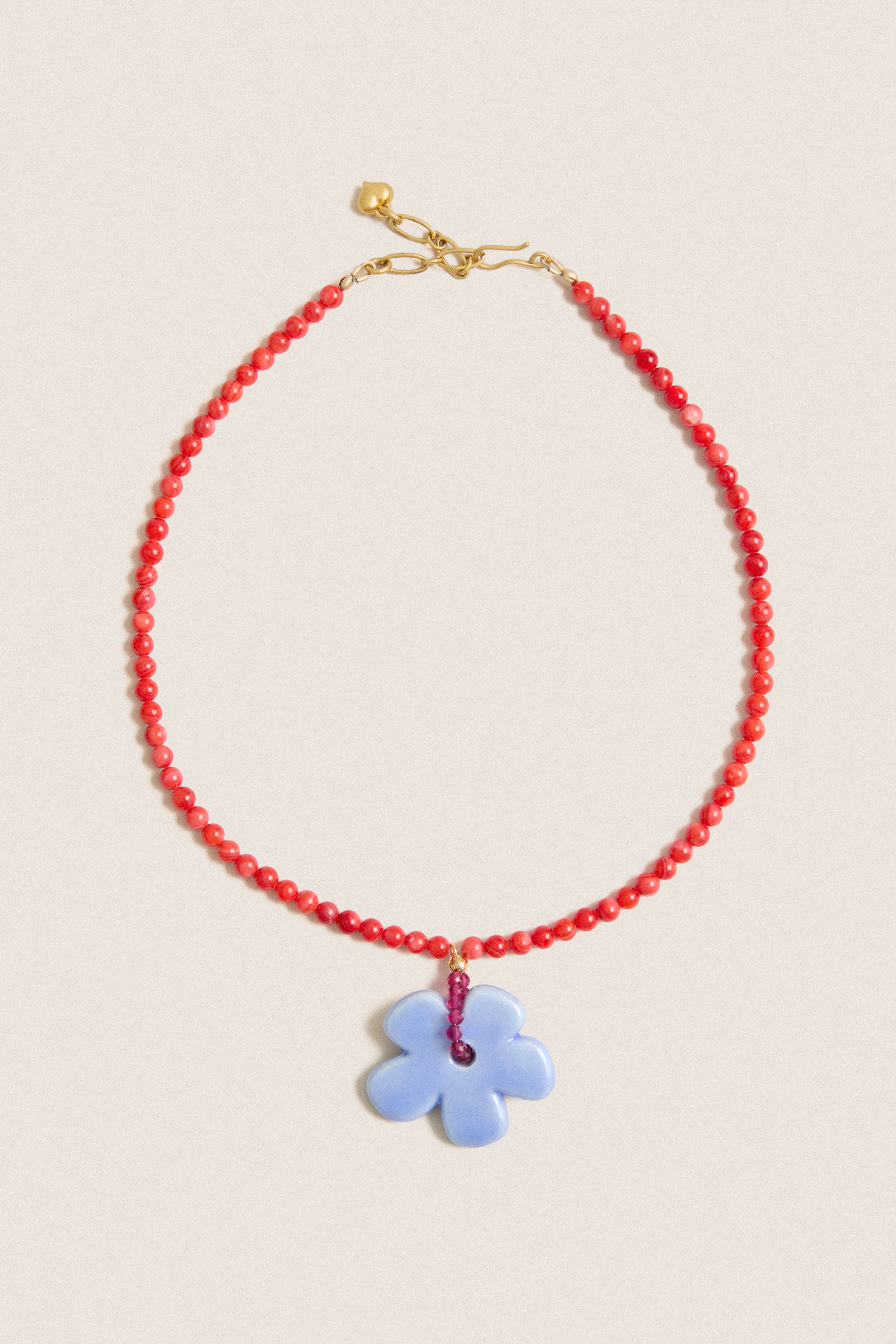 Red Multi Groovy Necklace