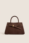 Espresso Suede Veronica Beard Dash Bag
