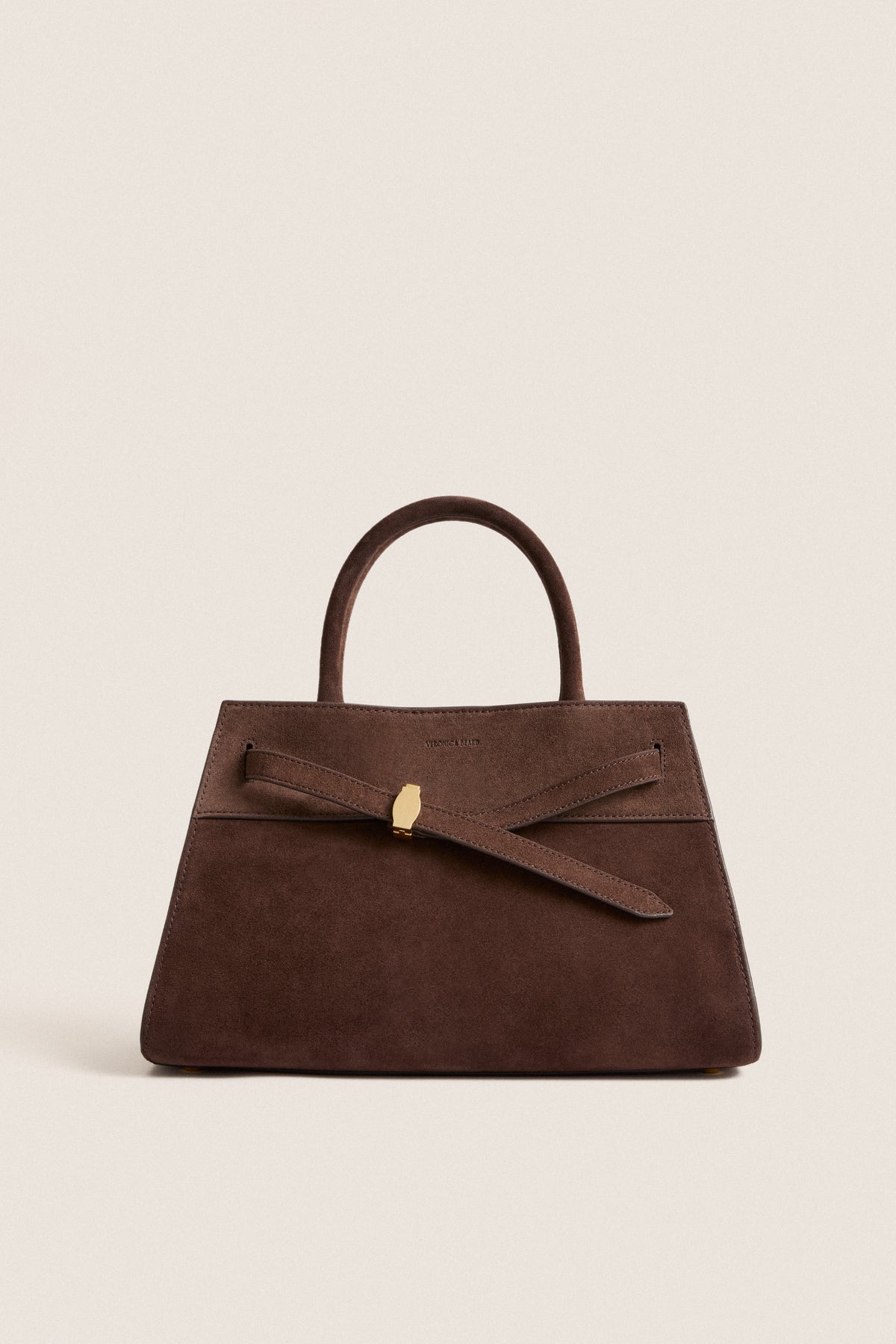 Espresso Suede Veronica Beard Dash Bag
