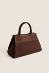 Espresso Suede Veronica Beard Dash Bag