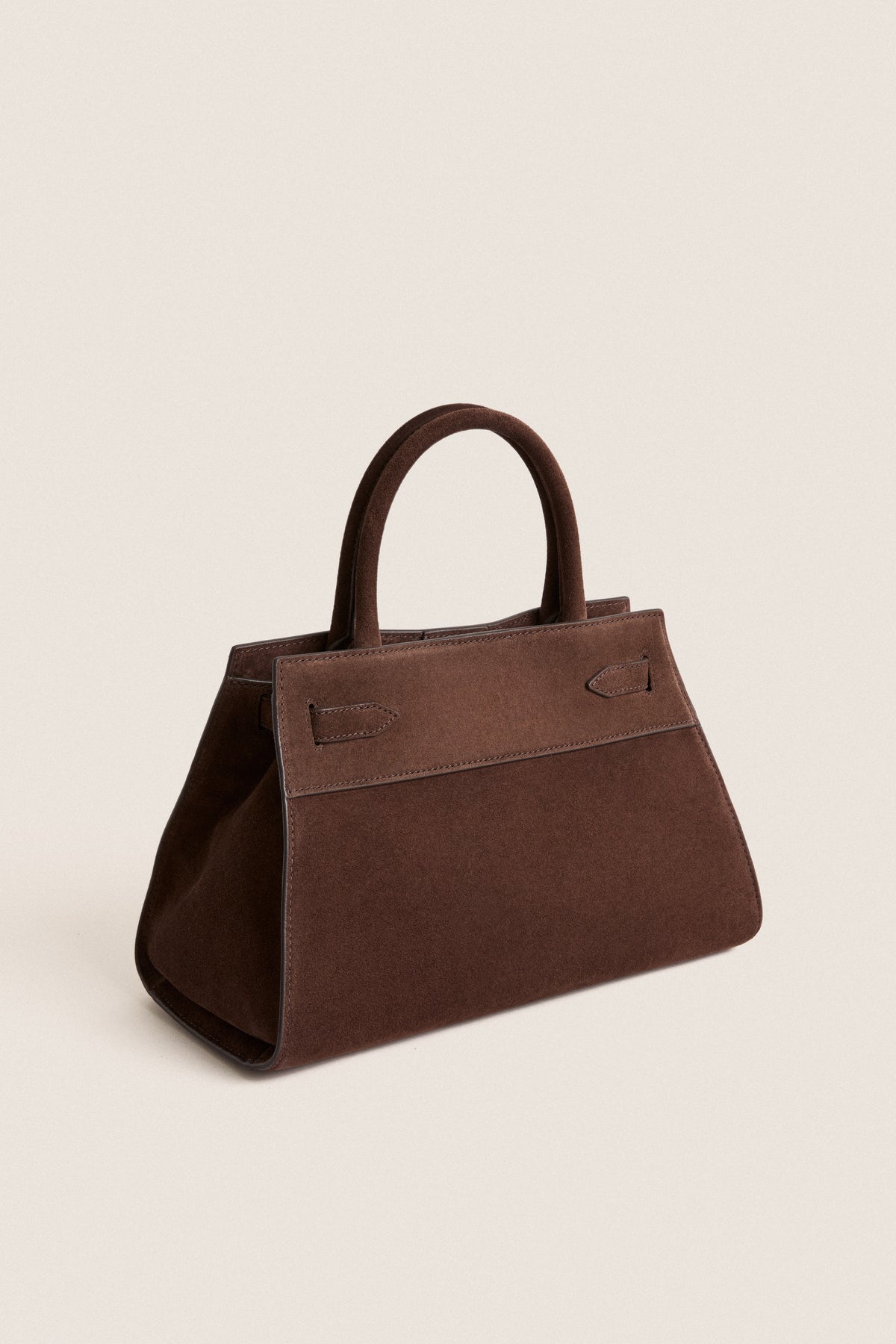Espresso Suede Veronica Beard Dash Bag