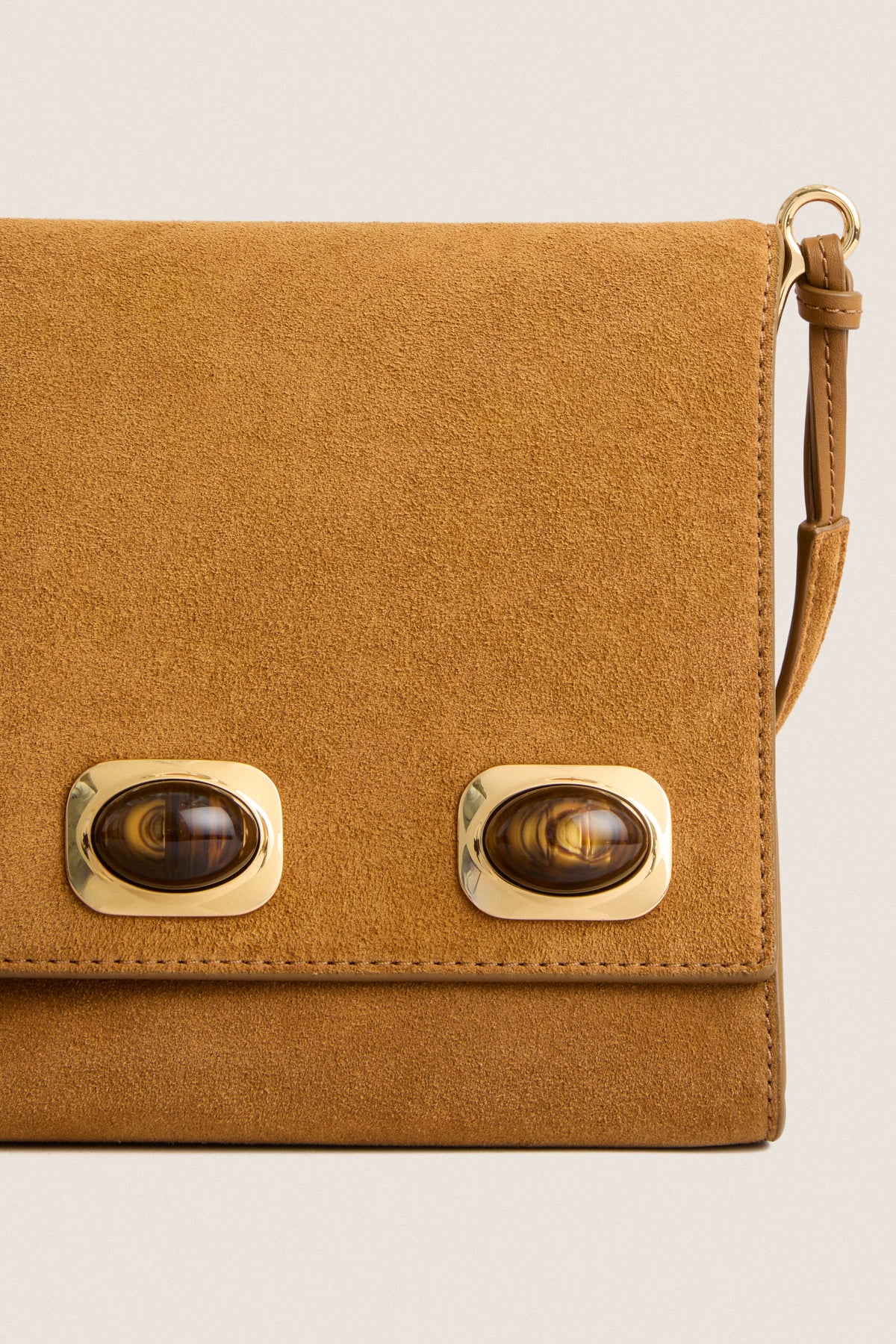 Acorn Stone Embellished Edit Bag
