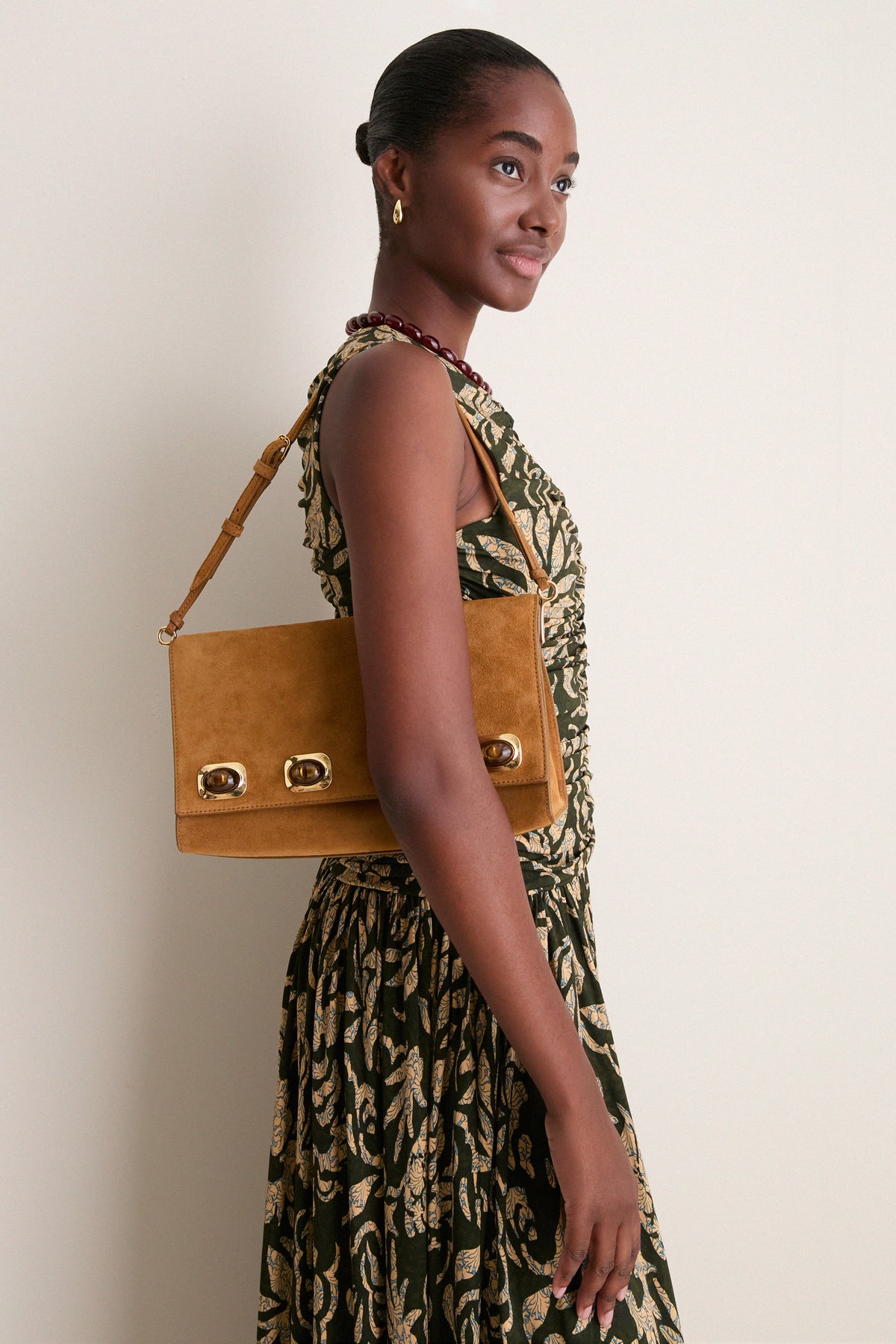Acorn Stone Embellished Edit Bag