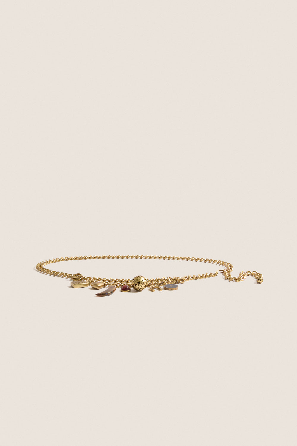 Gold Western Charms Chain Belt
