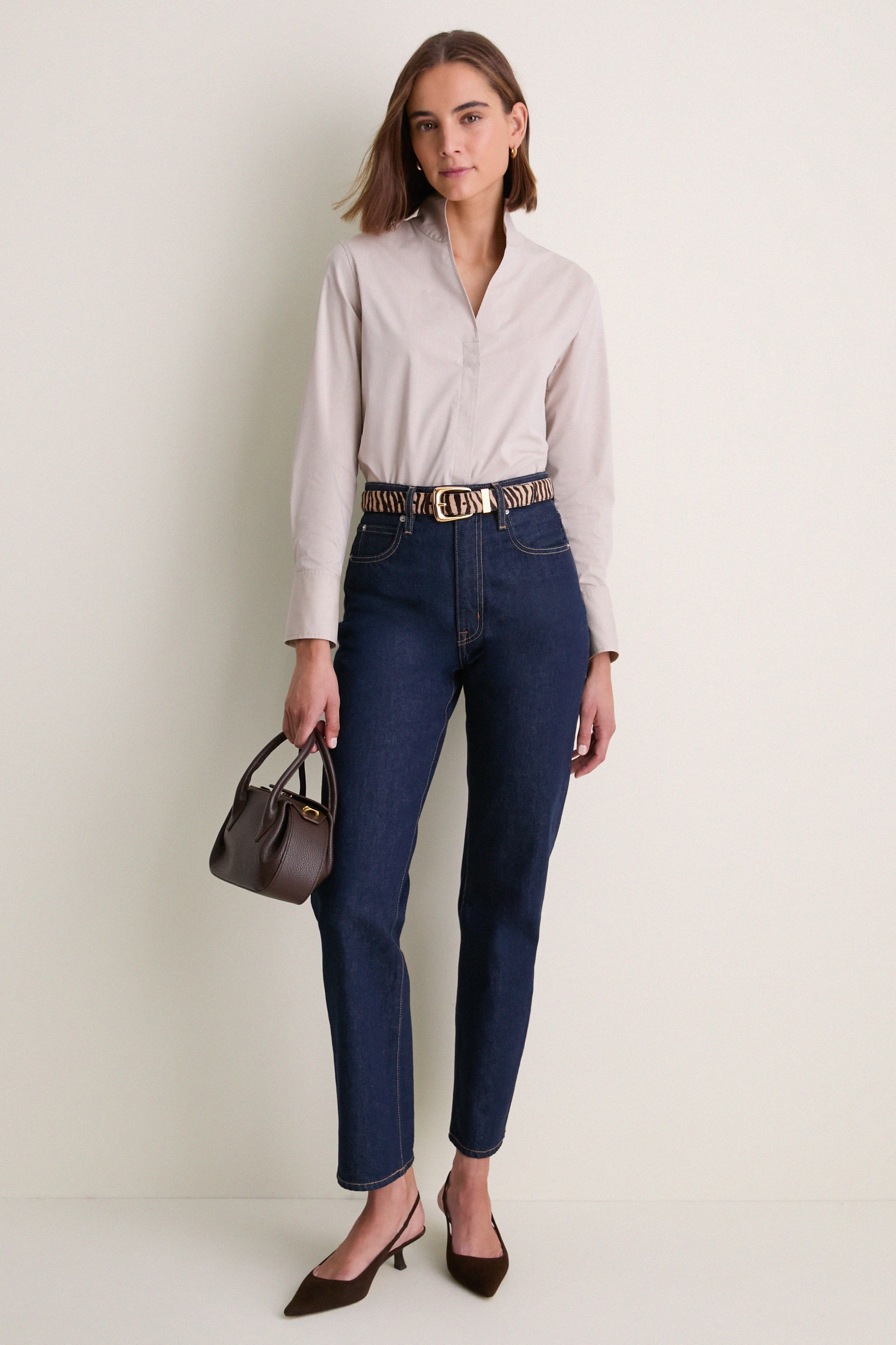 Tan Multi Ziger Arch Belt