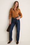 Espresso Studded Loop Belt