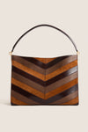 Tobacco Multi Chevron Veronica Beard Vida Bag