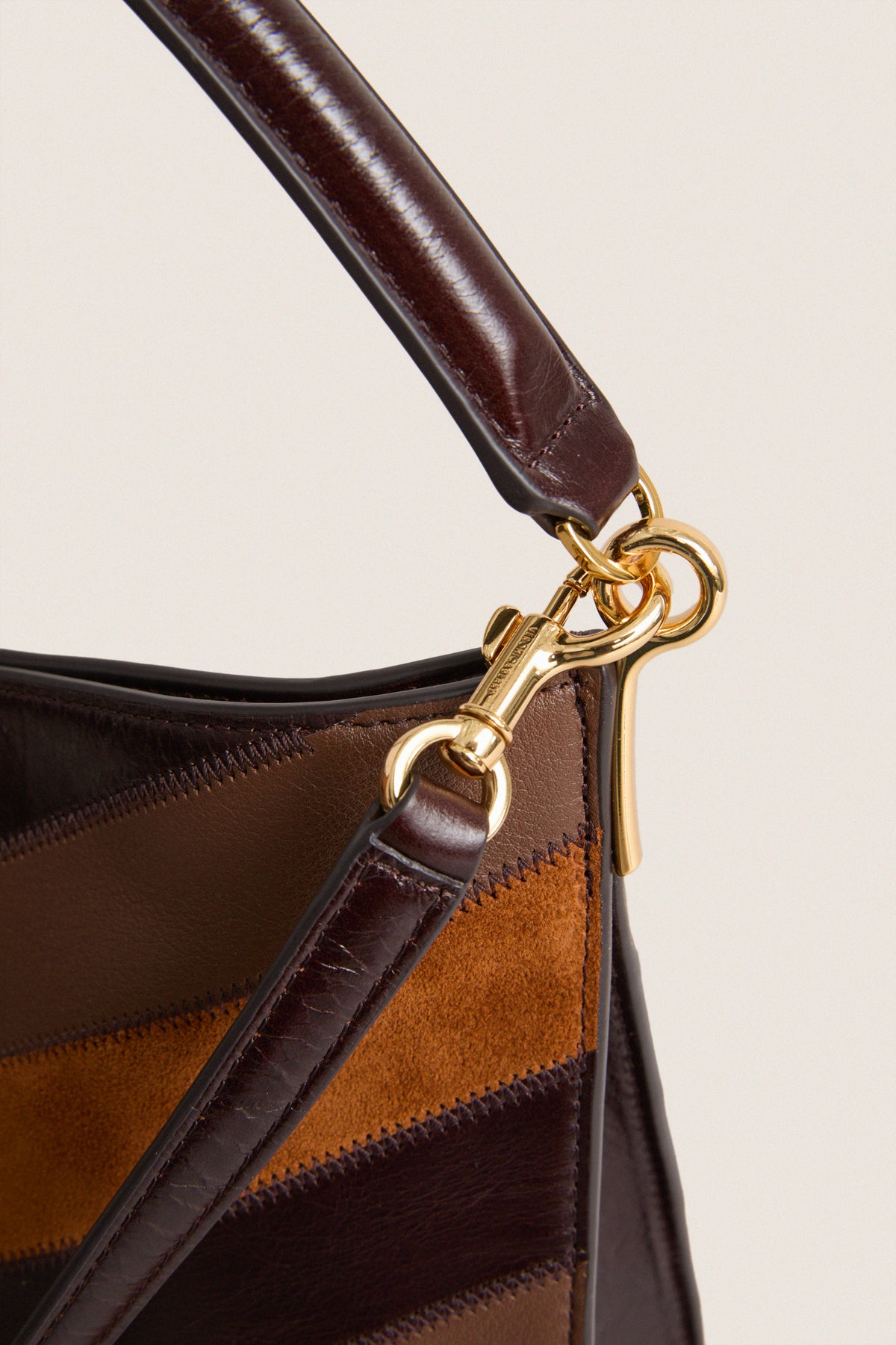 Tobacco Multi Chevron Veronica Beard Vida Bag