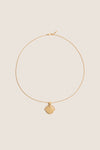 Gold Lucy Williams Medium Engravable Roman Coin Necklace