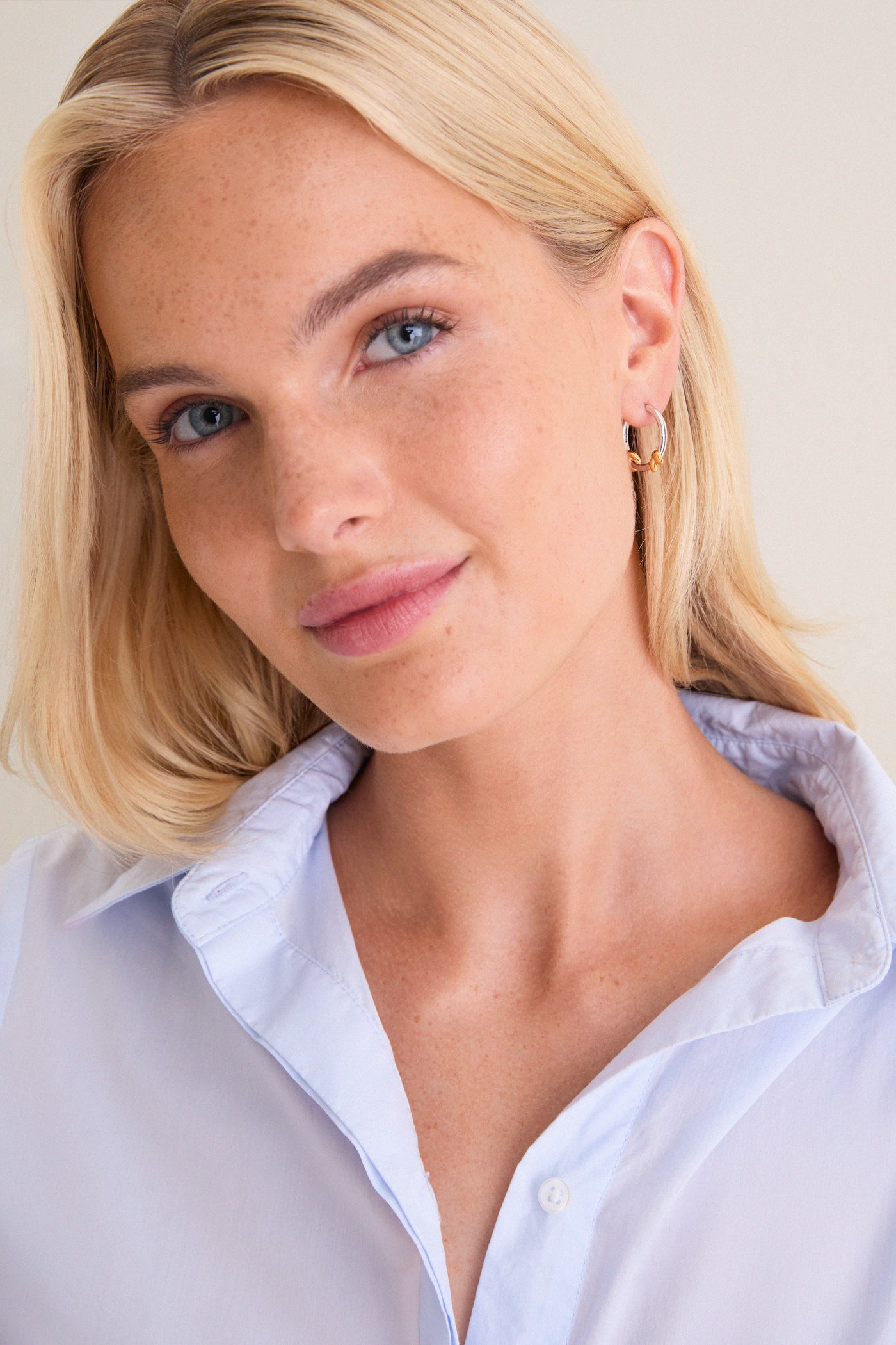 Mixed Lucy Williams Knot Small Hoop Earrings