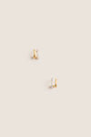 Gold Classic Double Huggie Earrings