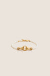 Gold Harris Reed In Good Hands Pearl Bracelet