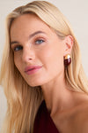 Aubergine Toro Earrings