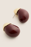 Aubergine Toro Earrings