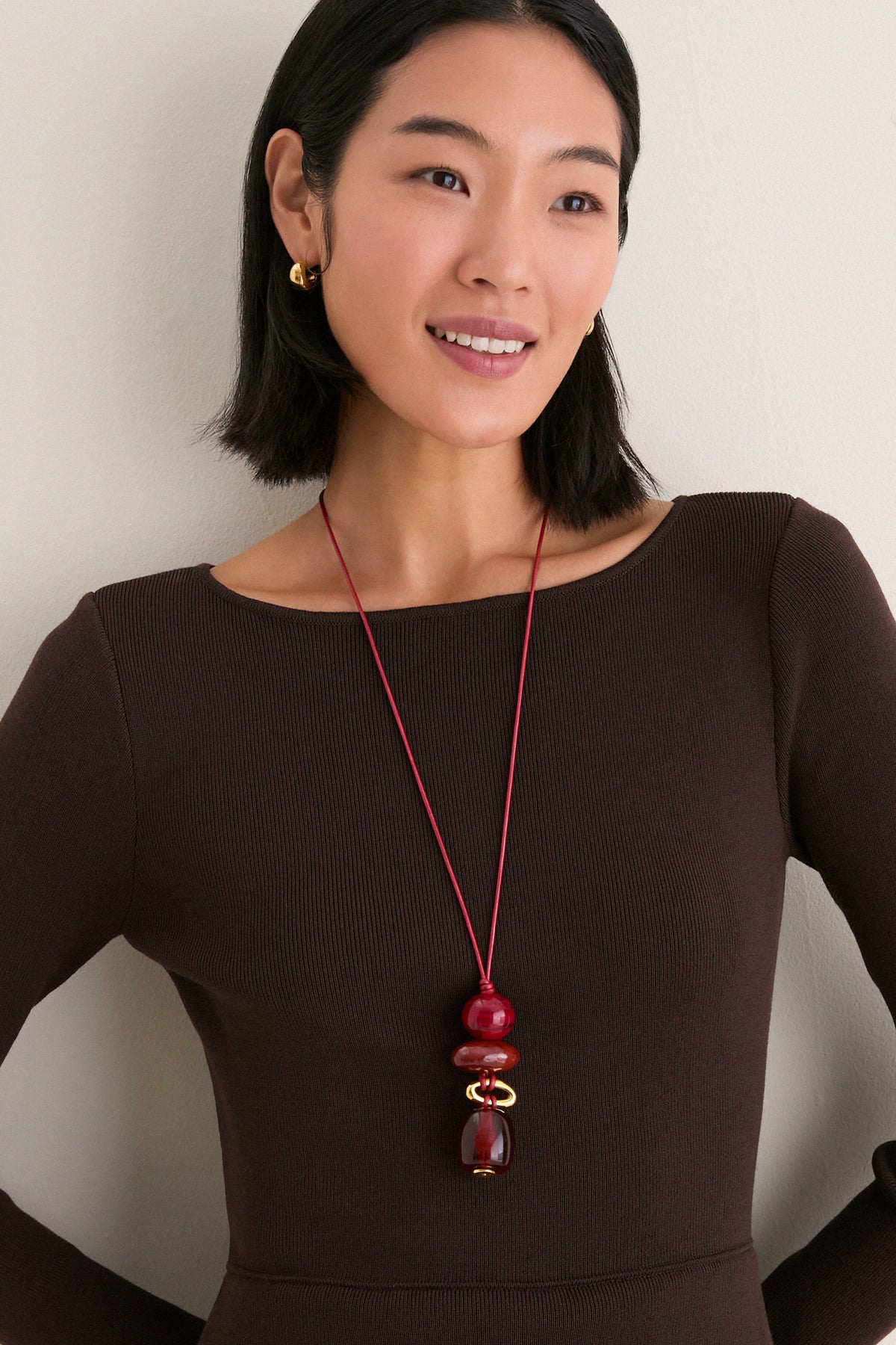 Bordeaux Museo Cord II Necklace