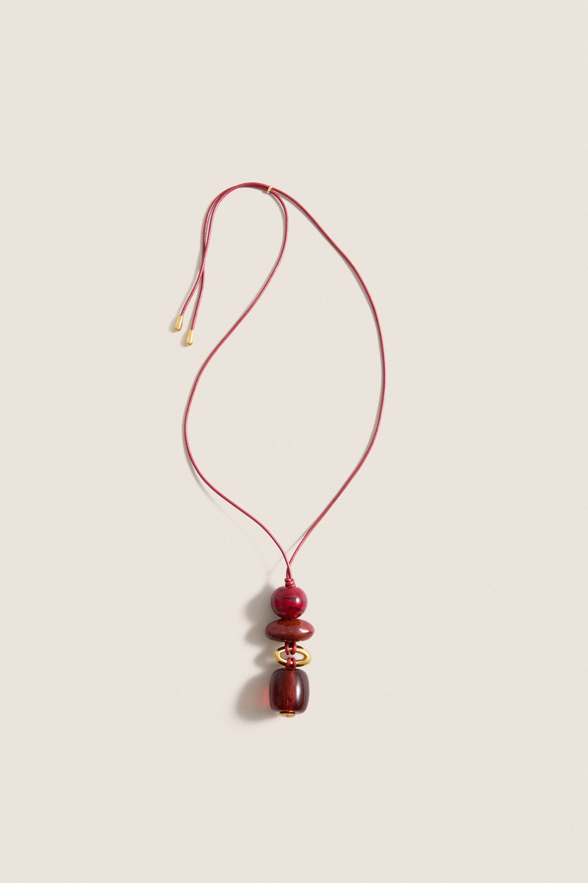 Bordeaux Museo Cord II Necklace